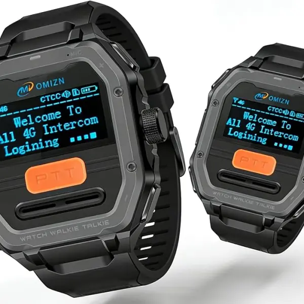 Watch Walkie Talkie Unlimited Range, 4G LTE Wearable PTT