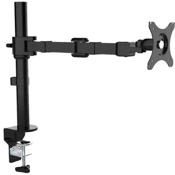 Volkano VK-4008-BK Steady Uno Series Single Monitor Desk Mount – Secure, Adjustable, and Ergonomic