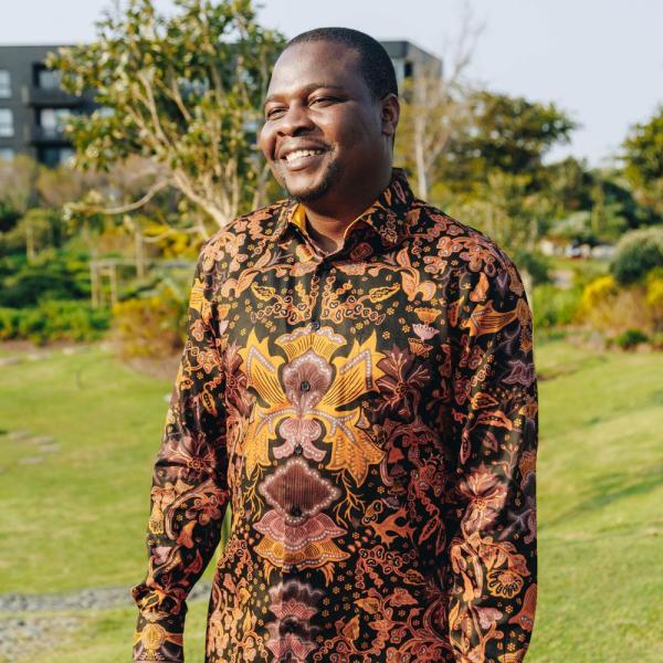 Autumn Flowers – Men’s Long Sleeve Printed Cotton Shirt