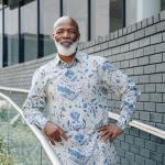 Royal Wing – Grey Men’s Long Sleeve Printed Cotton Shirt