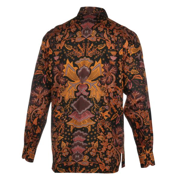 Autumn Flowers – Men’s Long Sleeve Printed Cotton Shirt