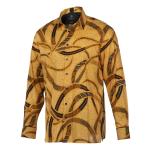 Magic Swirl – Men’s Long Sleeve Printed Cotton Shirt
