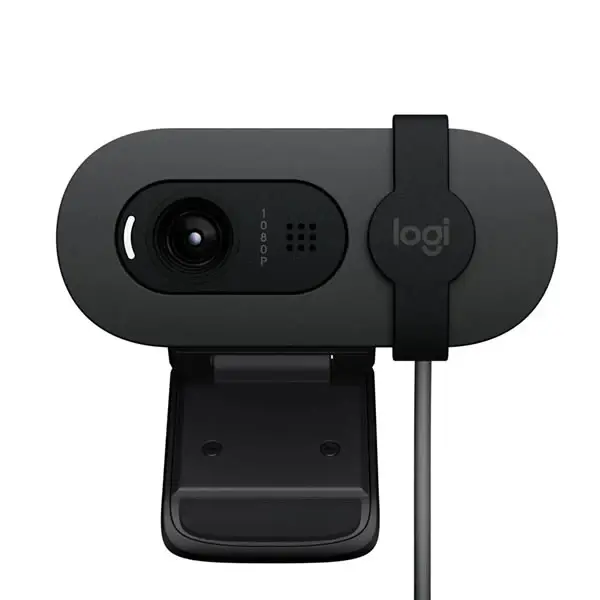 Logitech BRIO 100 Full HD Webcam – High-Quality Video Streaming in Graphite
