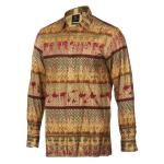 Egyptian Chariot – Red Men’s Long Sleeve Printed Shirt