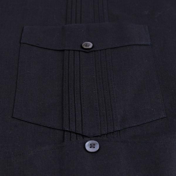 Short Sleeve Cuban Multi-Pocket Cotton Linen Shirt