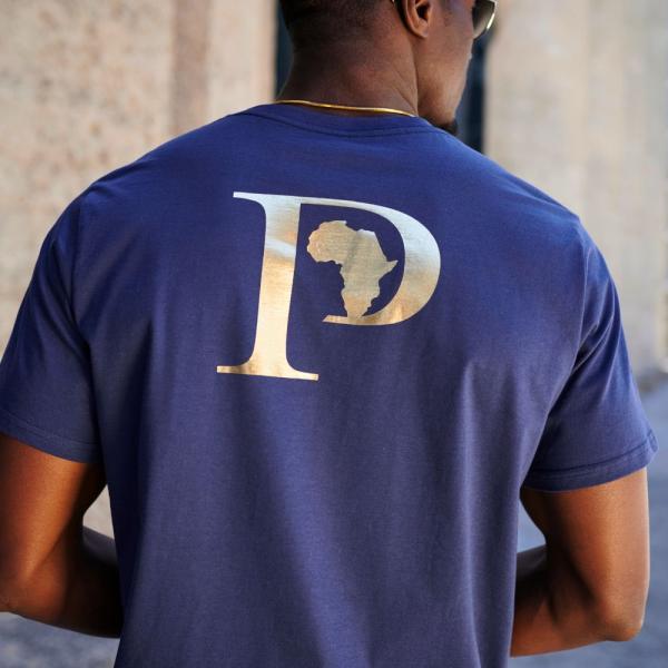Africa P – Navy T-Shirt
