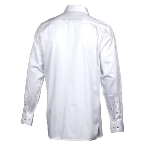 Embroidered Zig-Zag Long Sleeve Cotton Men’s Shirt