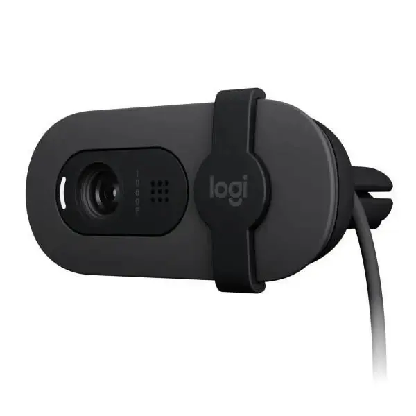 Logitech BRIO 100 Full HD Webcam – High-Quality Video Streaming in Graphite