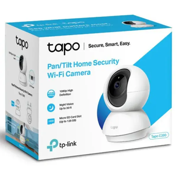 TP-Link Tapo C200 | Pan Tilt Home Security Wi-Fi Camera | 1080p HD