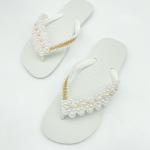 Gold Aside customized havaianas