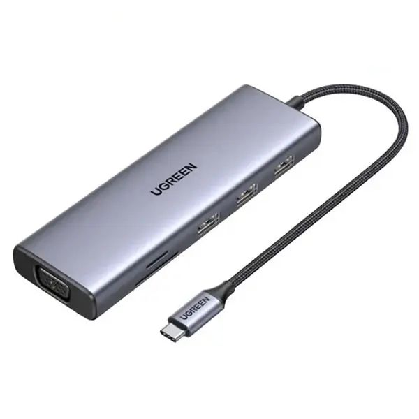 UGREEN CM498-15600 USB-C 9-in-1 Docking Station – Expand Your Connectivity with Versatility