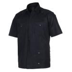 Short Sleeve Cuban Multi-Pocket Cotton Linen Shirt