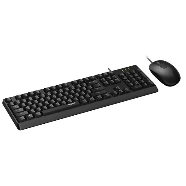 Title: RAPOO X130PRO Wired Keyboard and Mouse Combo – Reliable Performance for Work and Play
