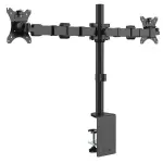 Volkano VK-4007-BK Steady Duo Series Dual Monitor Desk Mount – Sturdy, Adjustable, and Space-Saving