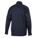 Navy/Light Navy Long Sleeve Cotton Sateen Embroidered Multi-Pocket Men’s Shirt