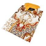 White Crown- White Men’s Long Sleeve Printed Cotton Shirt