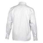 Cuban Stripe White Long Sleeve Linen Cotton Men’s Shirt