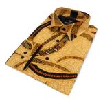 Magic Swirl – Men’s Long Sleeve Printed Cotton Shirt