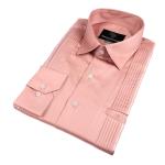 Coral Long Sleeve Cotton Sateen Embroidered Multi-Pocket Men’s Shirt