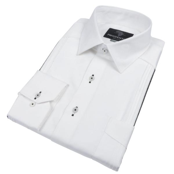 Cuban Stripe White Long Sleeve Linen Cotton Men’s Shirt