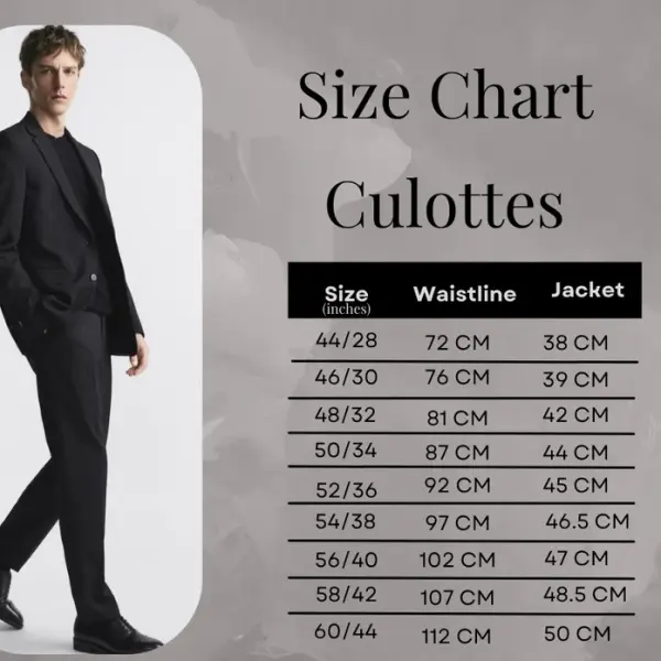 Men's Tailored Navy 2PC Suit