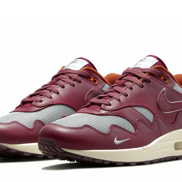 Nike Air Max 1 Patta Waves Rush Maroon (with Bracelet)