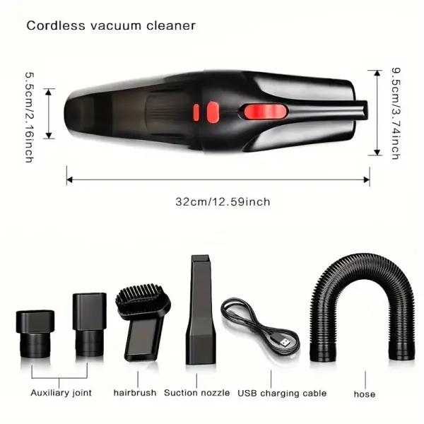 CascadeVac Cordless Handheld Vacuum