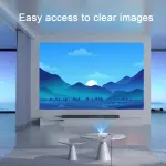 2025 Mini HD Projector with 3D Support