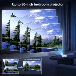 2025 Mini HD Projector with 3D Support