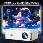2025 Mini HD Projector with 3D Support