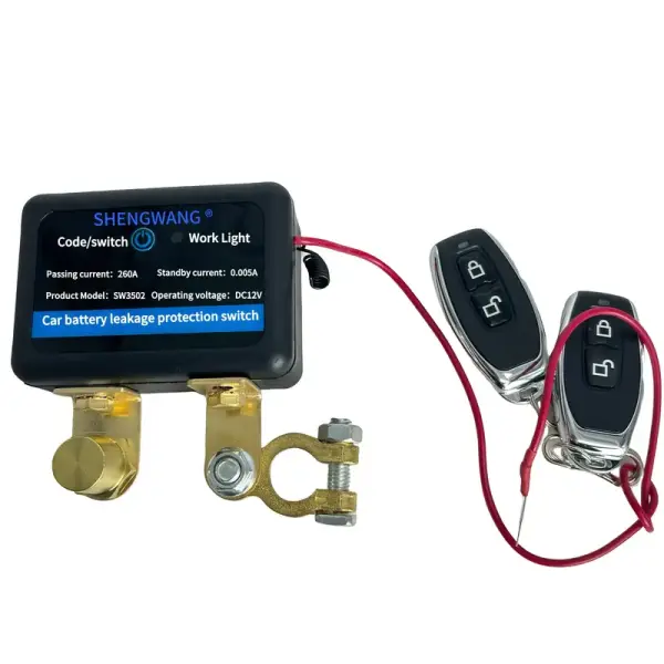 12V 260A Remote Control Car Battery Power Switch – Anti-Theft & Automatic Off