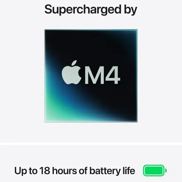 Apple MacBook Air 15" M4 chip 10-core CPU | 10-core GPU | 16GB RAM | 256GB SSD - Blue