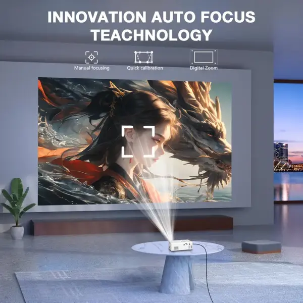 GTEQY Mini LED Projector