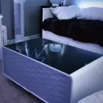 Pro Smart Coffee Table with Dual Refrigerated Drawers, Wireless Charging & Bluetooth Speakers