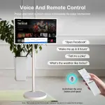 MAXVIEWPRO 32-Inch Portable Smart TV with Touchscreen – Android OS, Adjustable, Wireless Design