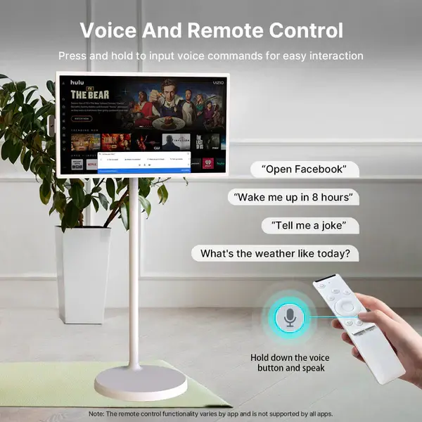 MAXVIEWPRO 32-Inch Portable Smart TV with Touchscreen – Android OS, Adjustable, Wireless Design