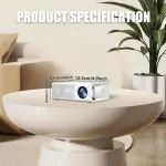 2025 Mini HD Projector with 3D Support