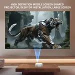 2025 Mini HD Projector with 3D Support