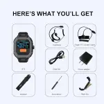 Watch Walkie Talkie Unlimited Range, 4G LTE Wearable PTT