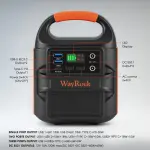 WayRock 88.8Wh Portable Power Station – Mini Solar Generator & Emergency Power Pack