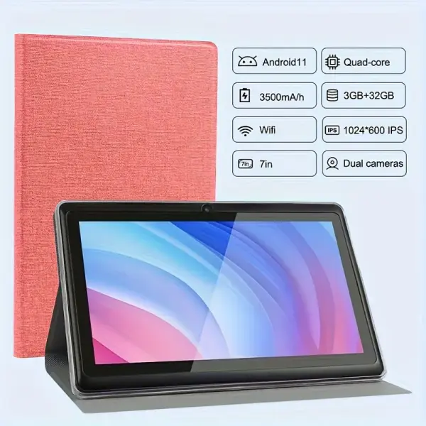 7" Android 14 Tablet with IPS Display