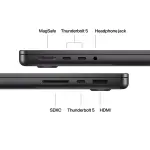 Apple 14-inch MacBook Pro M4 Pro chip with 12‑core CPU and 16‑core GPU, 24GB, 512GB SSD - Space Black