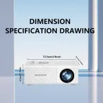 GTEQY Mini LED Projector