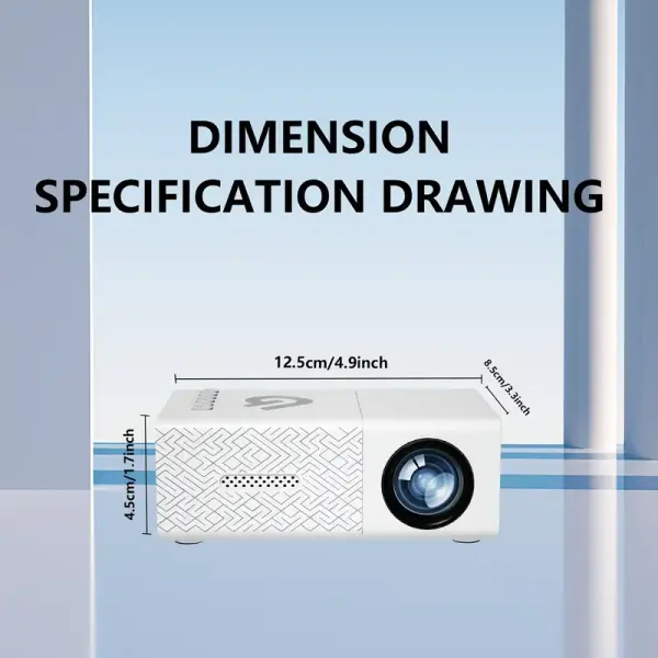 GTEQY Mini LED Projector