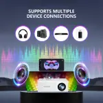 GTEQY Mini LED Projector
