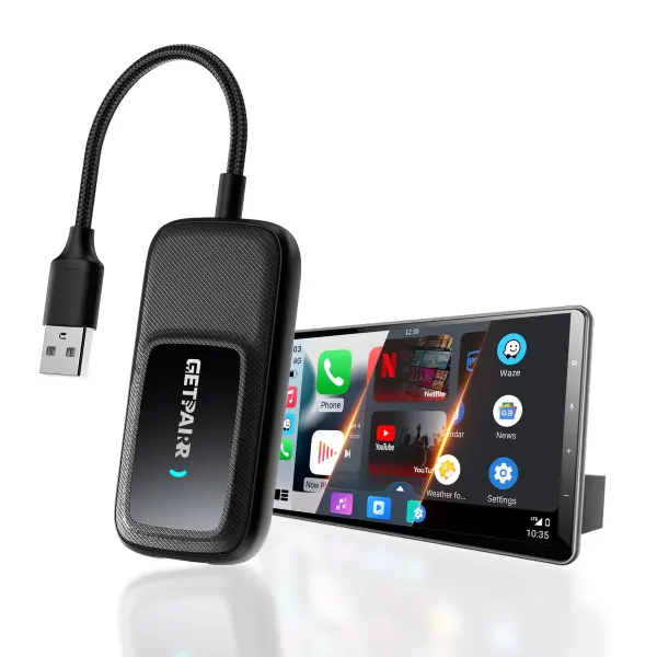 GetPairr Go · All-in-1 Wireless CarPlay & Android Auto Adapter with App Hub