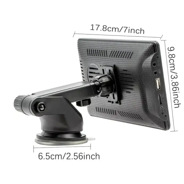 7" Wireless CarPlay & Android Auto Touchscreen – B500 HD Car Video & Music Player