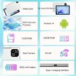 Android 14 Tablet 10.1" 2-in-1 Bundle