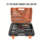 Ultimate 151/46-Piece Automotive Tool Kit – Ratchet Wrench & Screwdriver Set