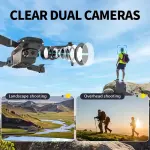 E88 Drone with HD Dual Camera – Beginner-Friendly Quadcopter with WiFi & Long Battery Life